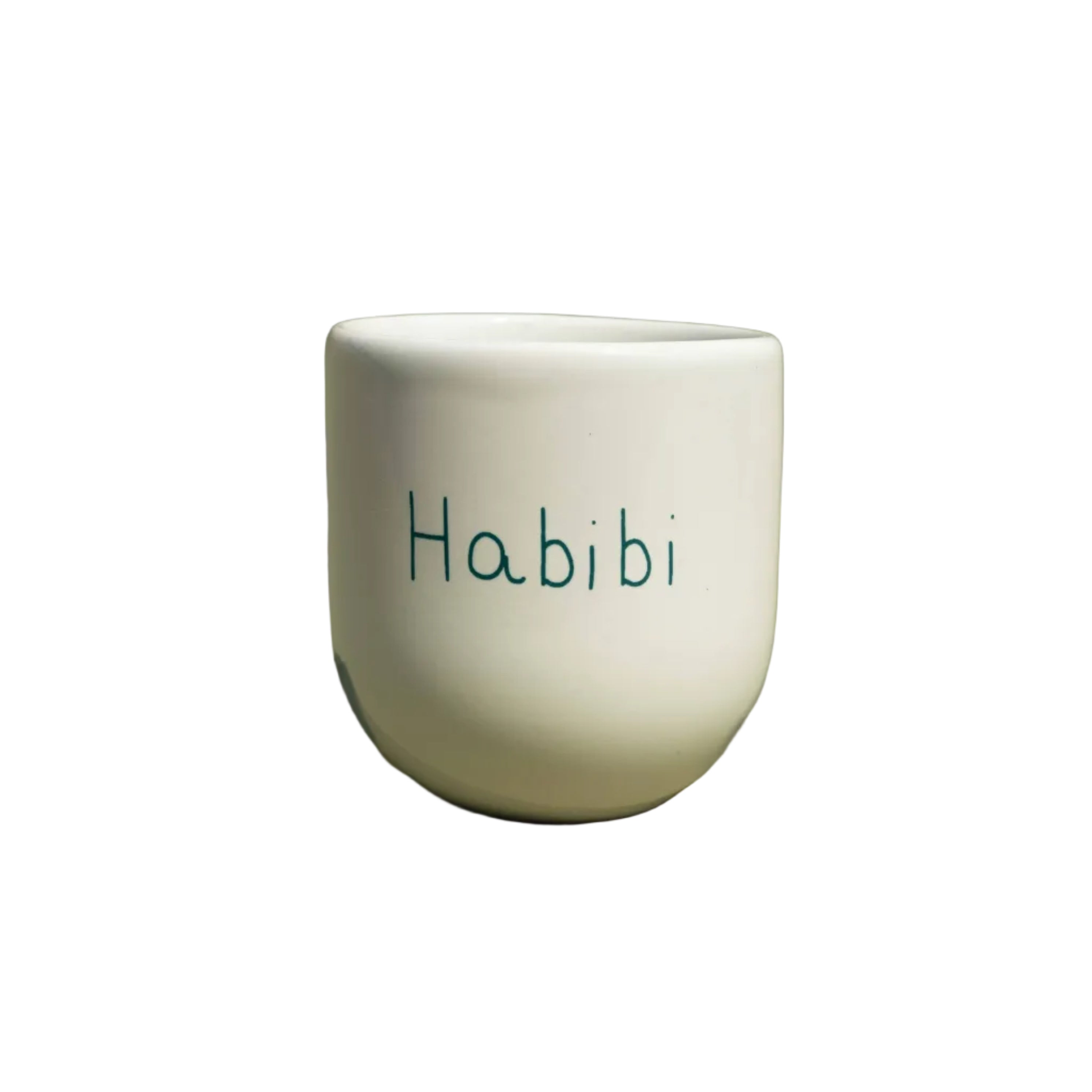 Tasse Habibi von Sisi house of style - Keramik handgefertigt beige Amsterdam Geschenk
