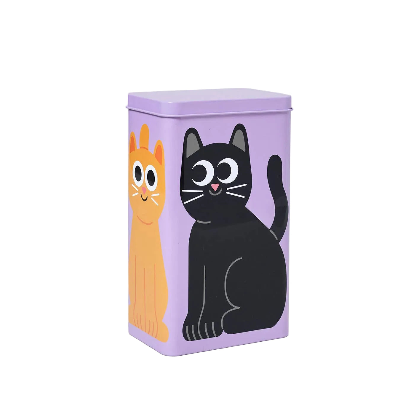 Vorratsdose Katzen von Wrap – Motiv Elliot Kruszynski, 500g, inkl. türkisfarbenem Kaffeelöffel