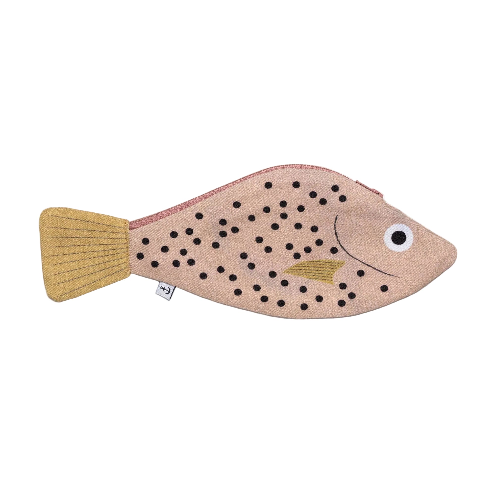 Federmaeppchen Redfish von Don Fisher - Baumwolle handgenaeh Barcelona Stifte Schminke