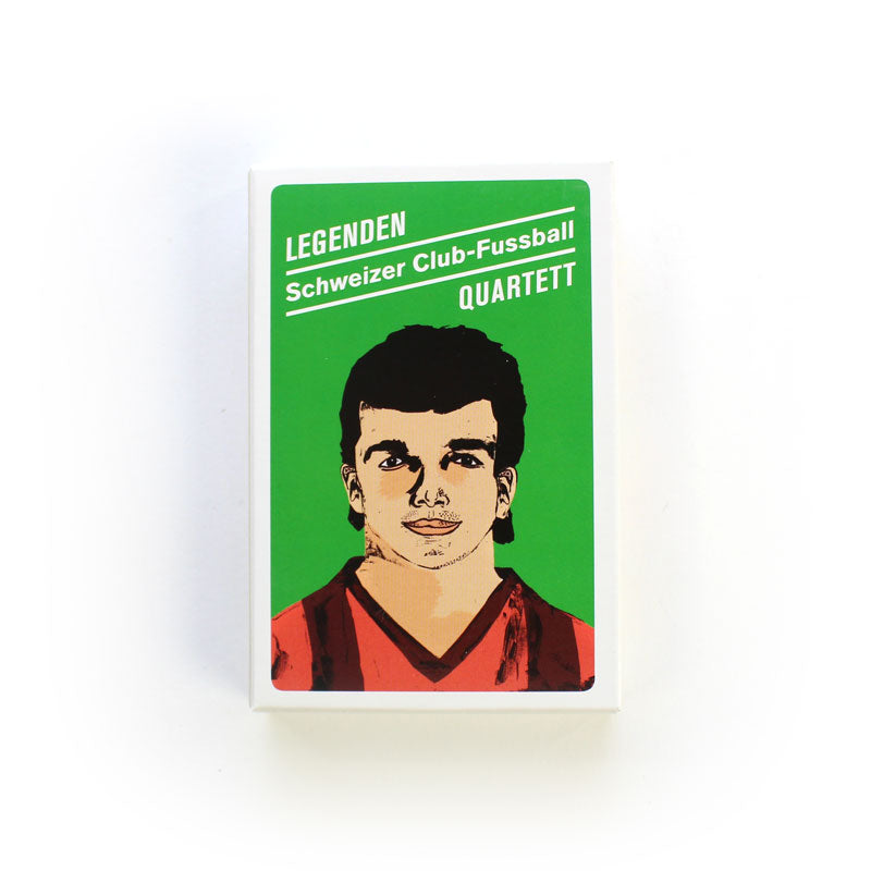Legendenquartett Schwingen - Schweizer Nationalsport Kartenspiel handgezeichnet Geschenk