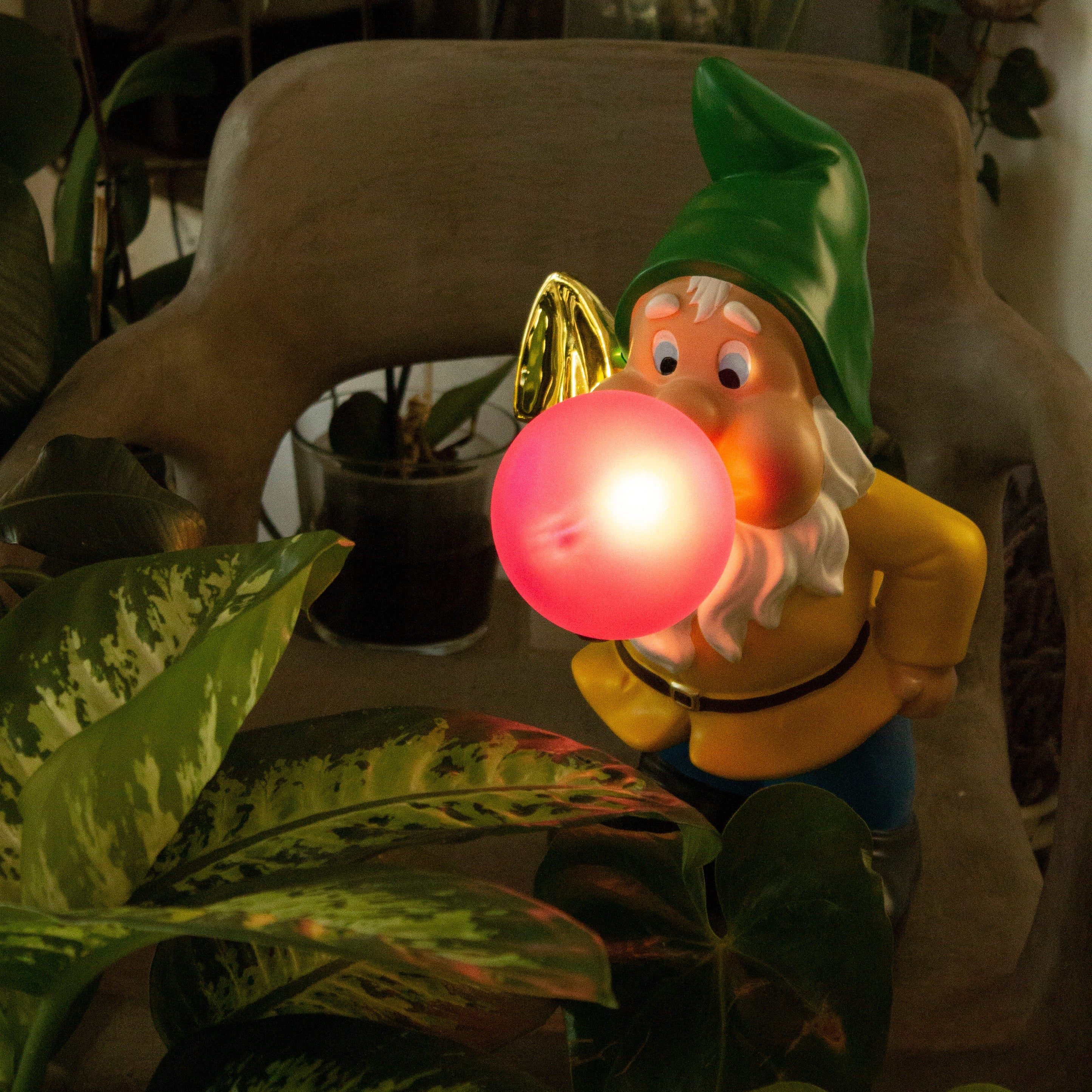 Working Gummy Lamp Seletti – Lifestyle Innenraum, Tischlampe Gummy bei der Arbeit
