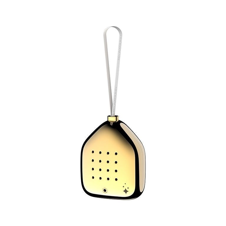 Jingle Bells White Stars von Relaxound – akustischer Weihnachtsbaumschmuck weiss mit Bewegungssensor