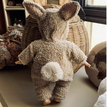 Frottee Overall für Minipuppen von Minikane