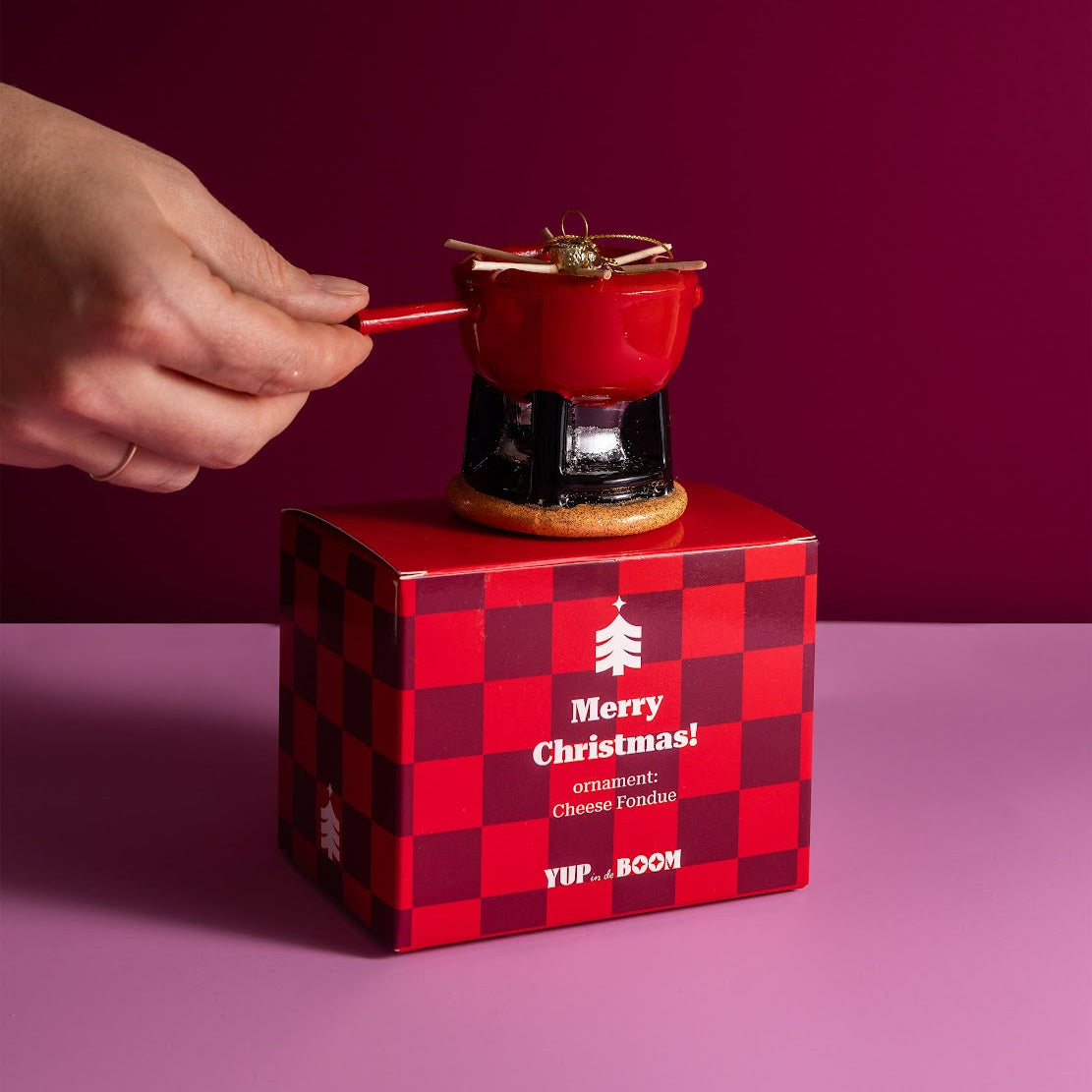 Cheese Fondue Weihnachtsschmuck Yup in de boom – Lifestyle am Christbaum