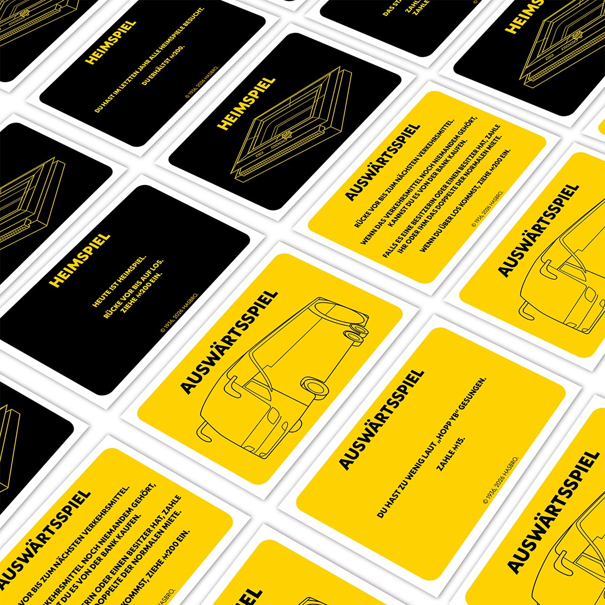 YB Monopoly Detailansicht Spielkarten – legendäre Matches und Vereinsgeschichte
