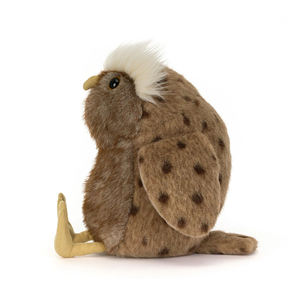 Jellycat Tawoola Owl – Detailansicht Gesicht und Gefieder