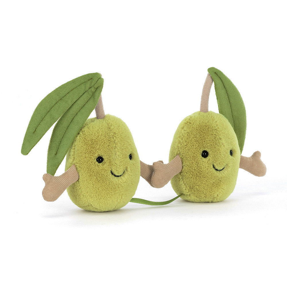 Amuseables Pair of Olives Jellycat - Kuscheltier Olivenpaar lustiges Geschenk