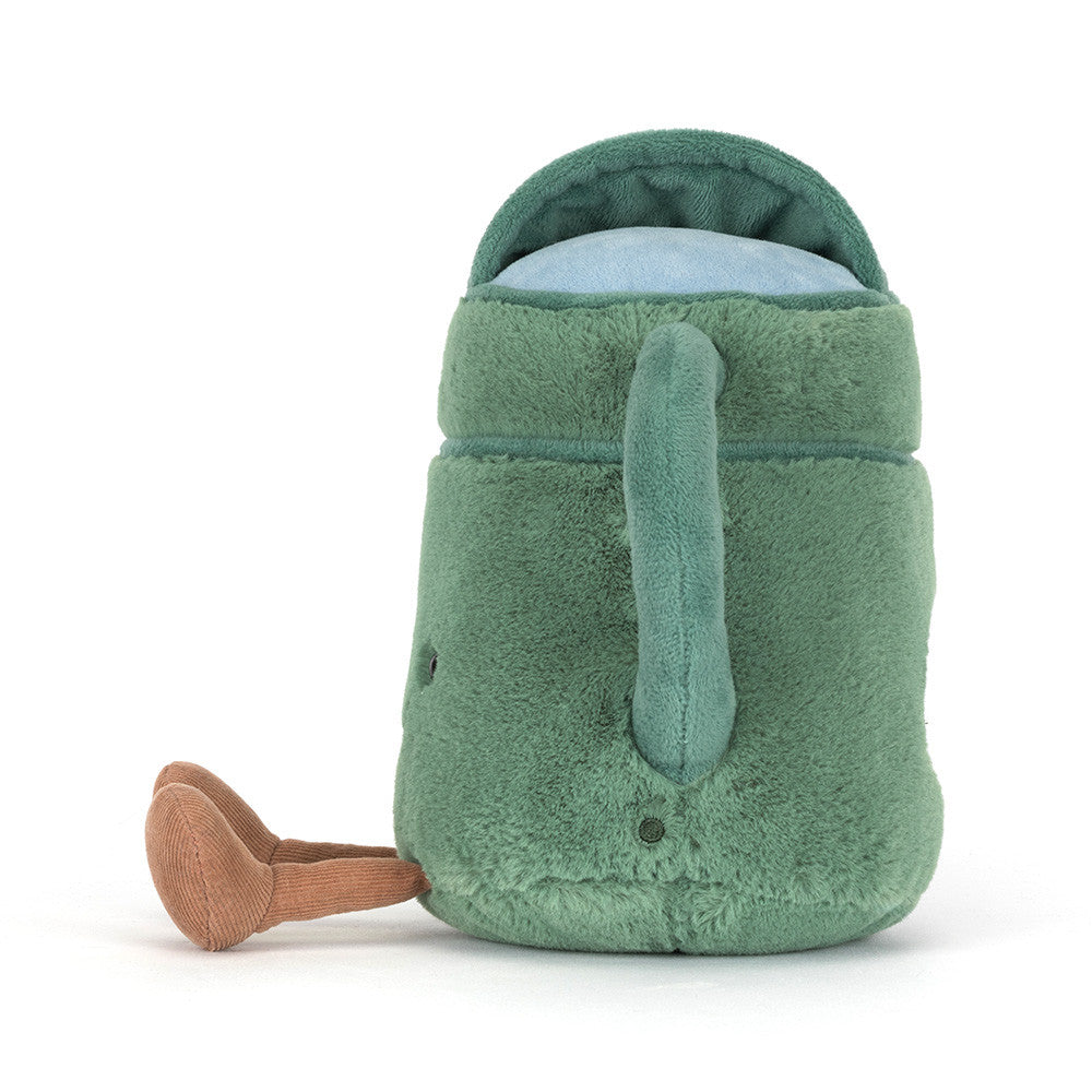 Amuseables Watering Can Jellycat – superweiche Plüsch-Giesskanne, seitliche Ansicht