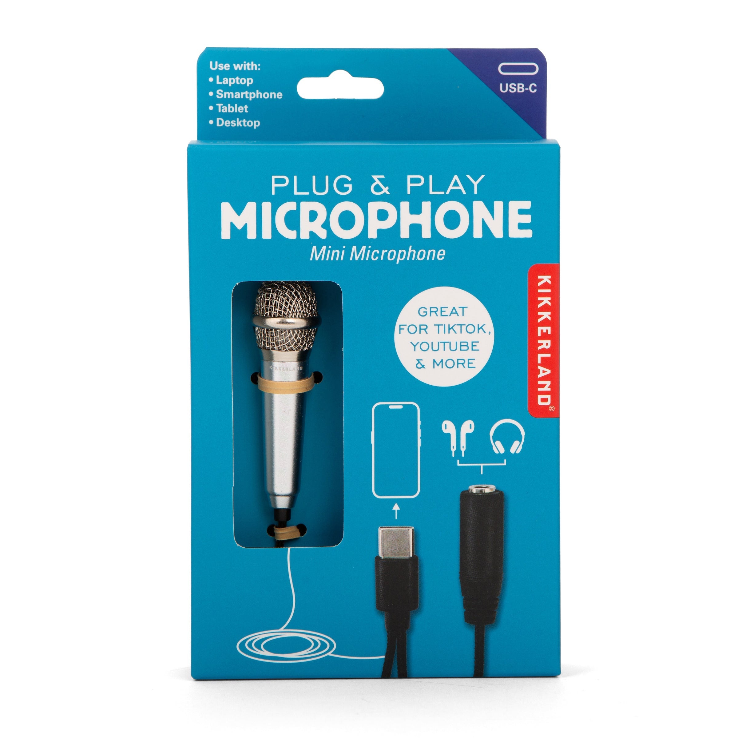Plug & Play Mikrofon von Kikkerland