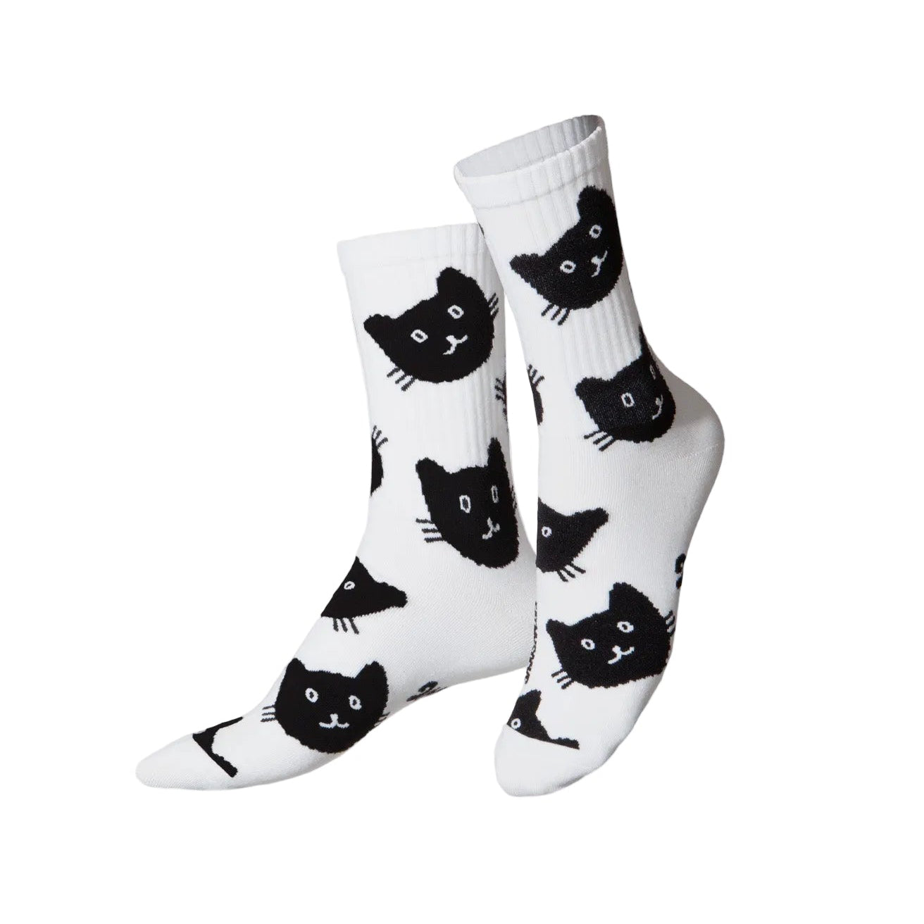 Socken Cat Flat-Pack von Eat My Socks – Katzensocken flach verpackt, Frontansicht