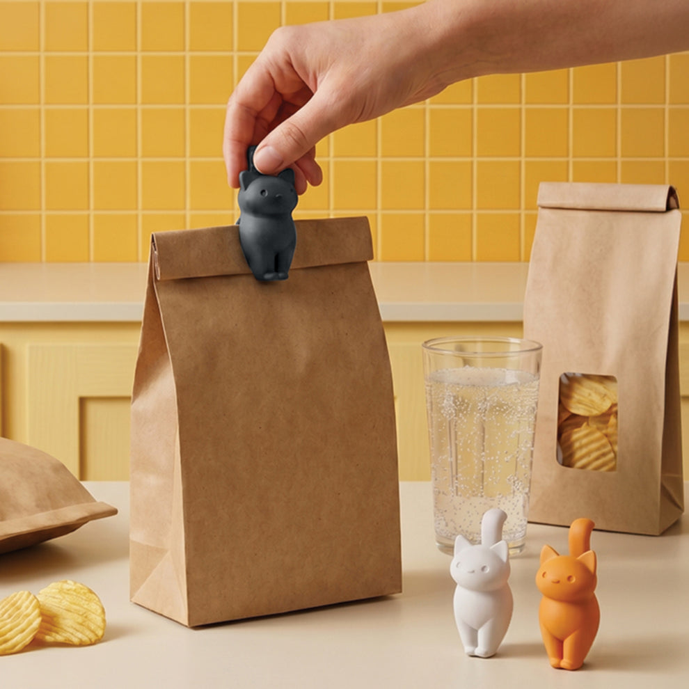 Ototo CatSnap – Verpackung Frontansicht 6 Katzen-Clips multicolor