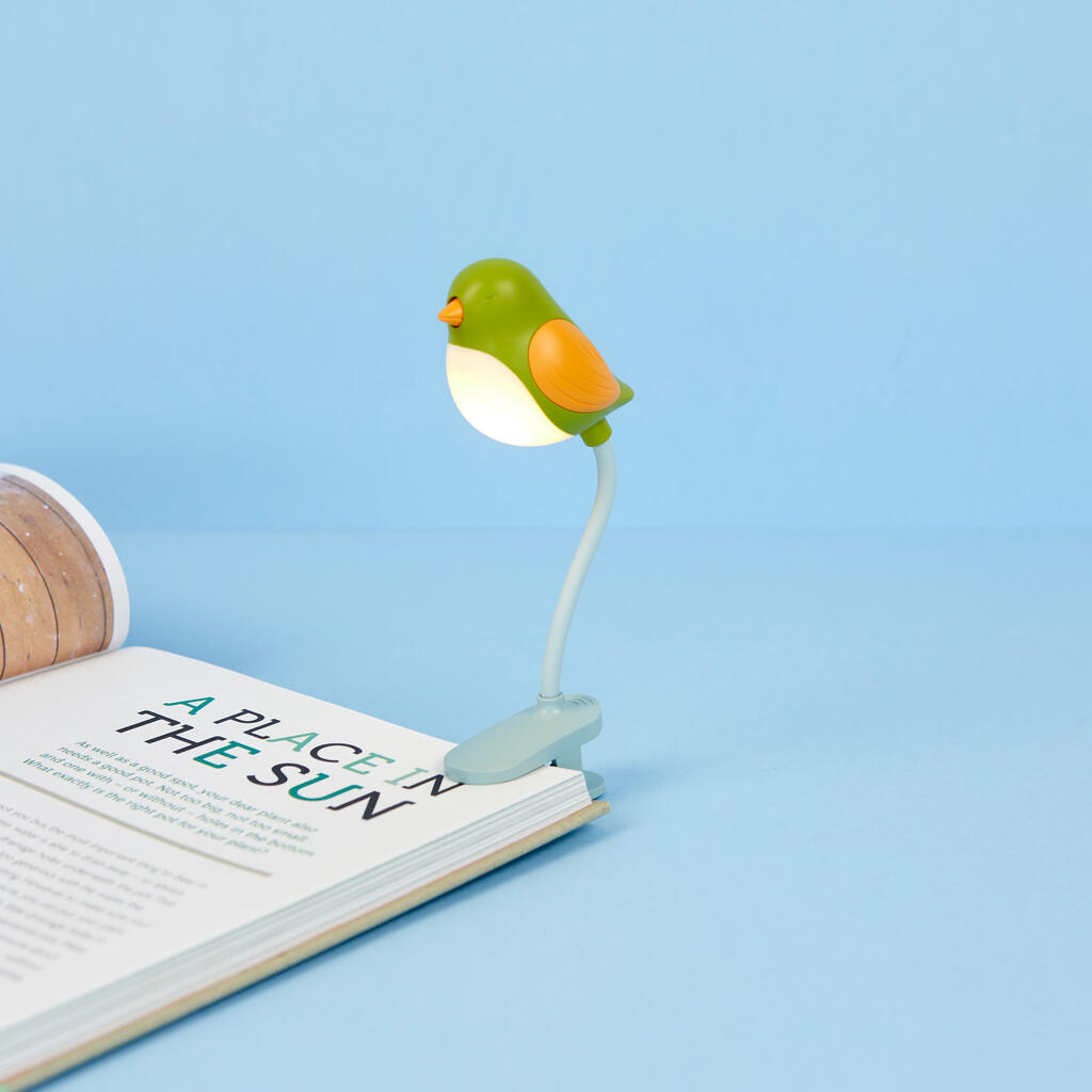 Birdie Leselampe Balvi – Detailansicht Vogelform LED
