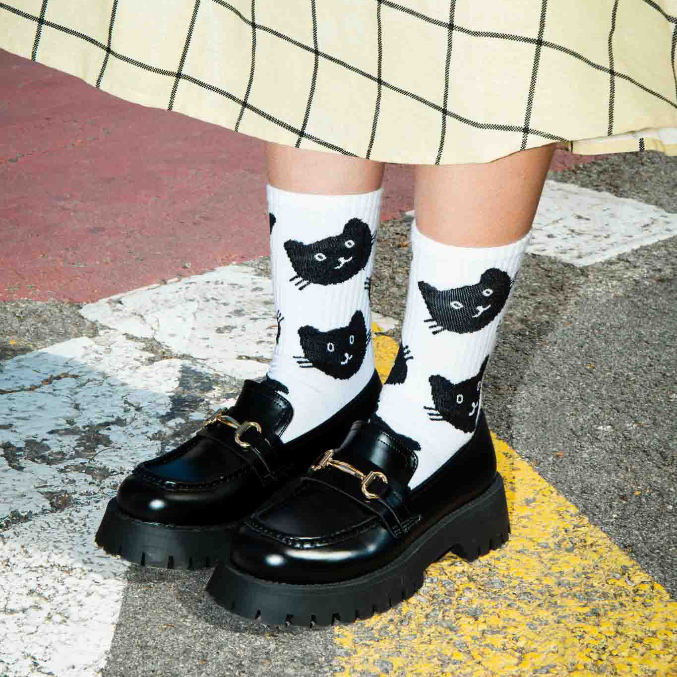 Eat My Socks Cat Flat-Pack – recyclable plastikfreie Verpackung Detailansicht