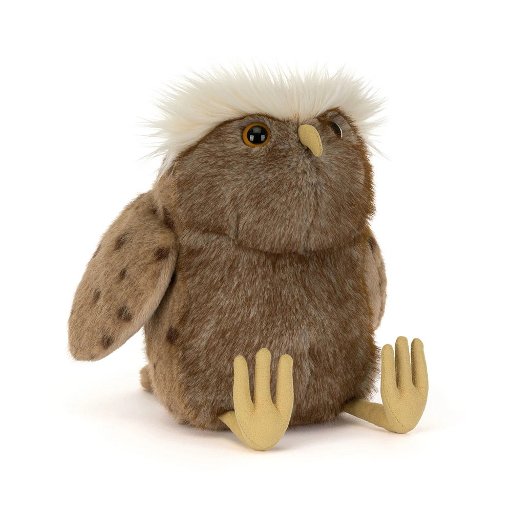 Tawoola Owl von Jellycat – superweiche Plüscheule ca. 32 cm, Frontansicht