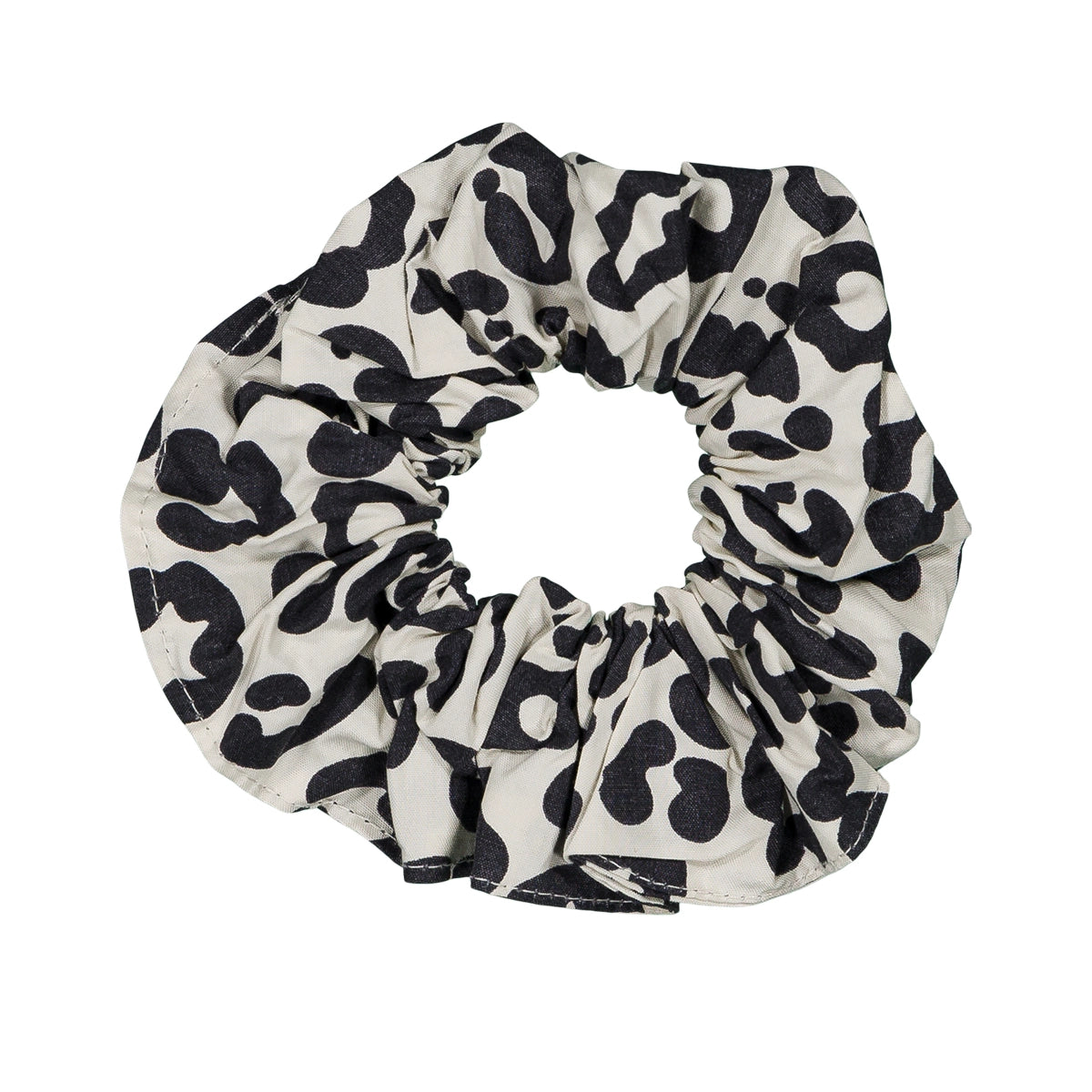 Haargummi Leopard Flieder von Rose in April – GOTS-zertifizierte Bio-Baumwolle
