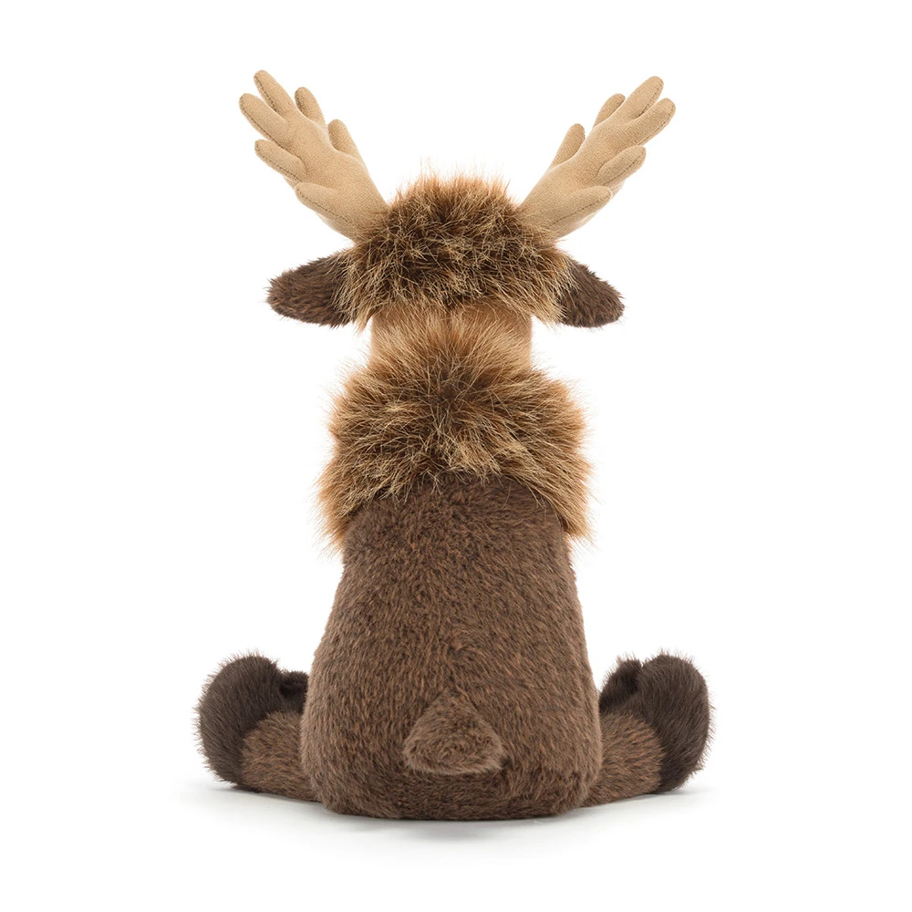 Birchly Moose Jellycat – Seitenansicht superweicher Winterplüsch