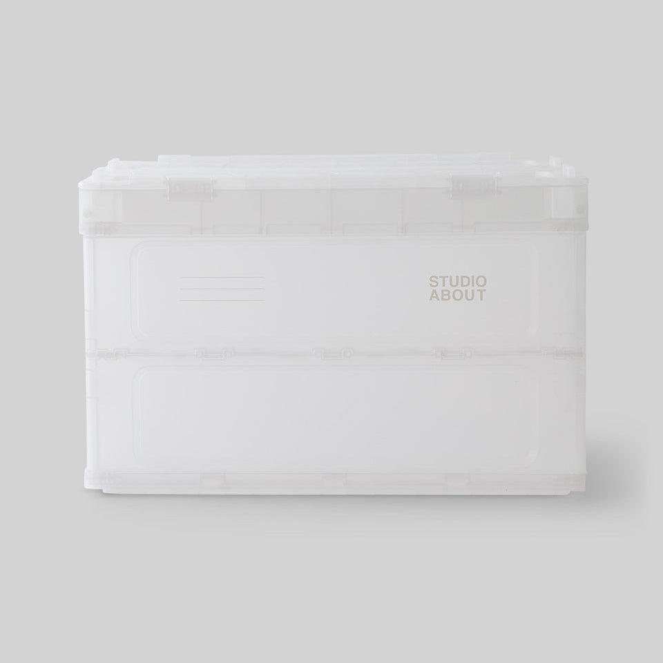 BLOX Aufbewahrungsbox Large Semi Transparent von Studio About – Frontansicht 59.5×41×38.5cm