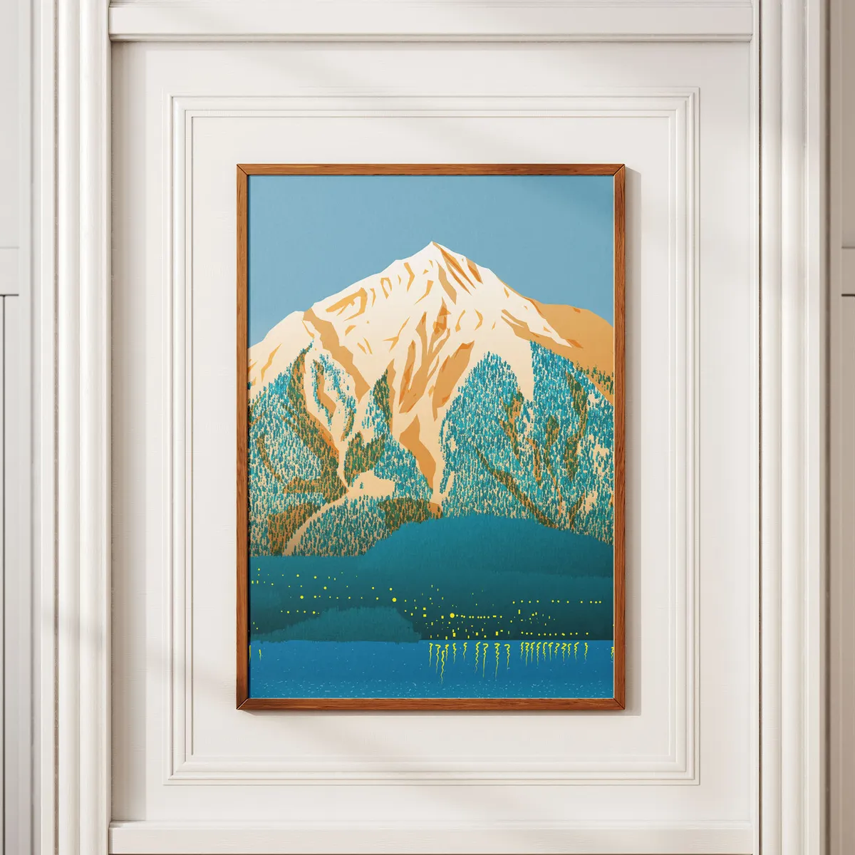 Poster Niesen Detail – Kaspar Allenbach Berner Oberland
