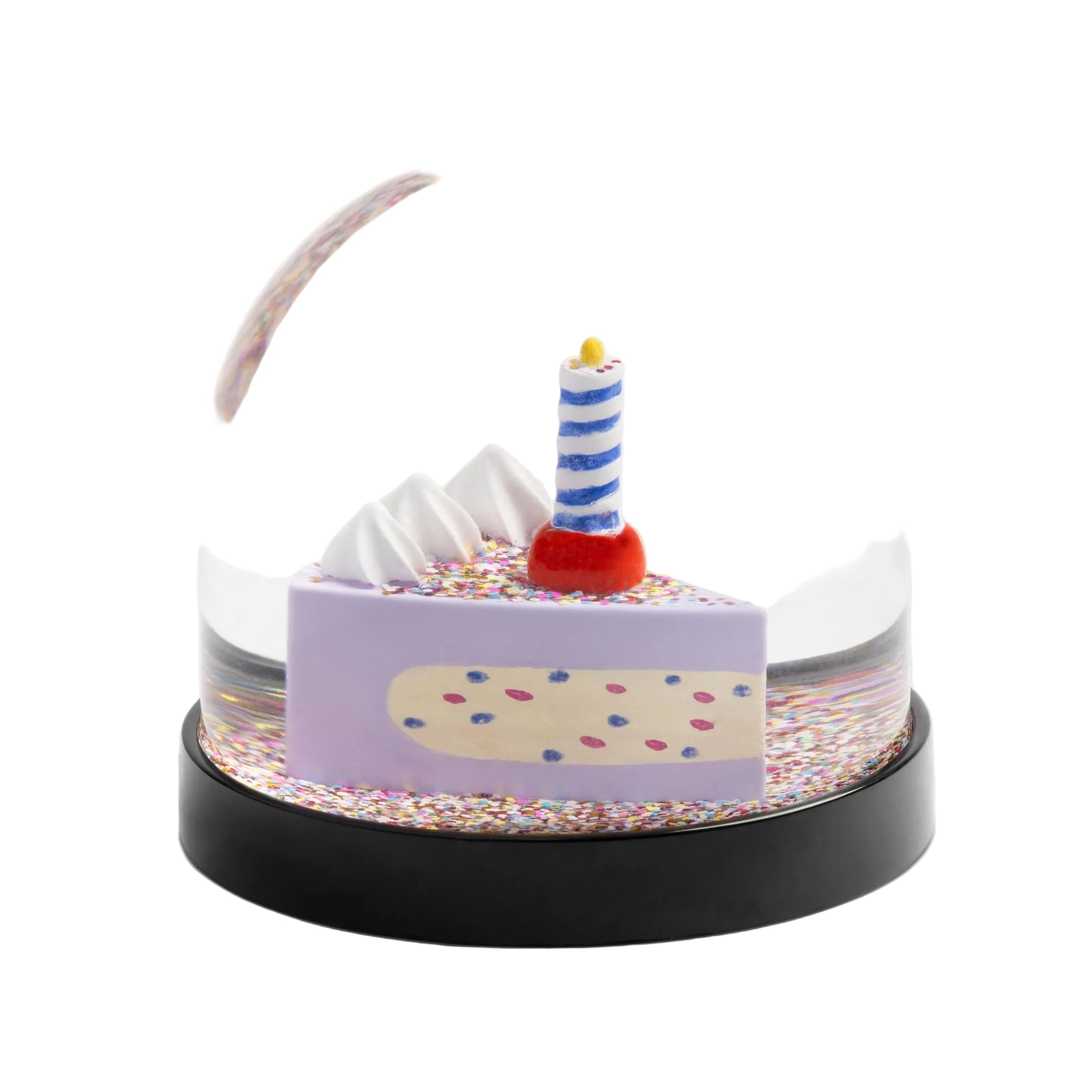 Schneekugel Wonderball Birthday Cake von &klevering – Geburtstagstorte mit Glitter