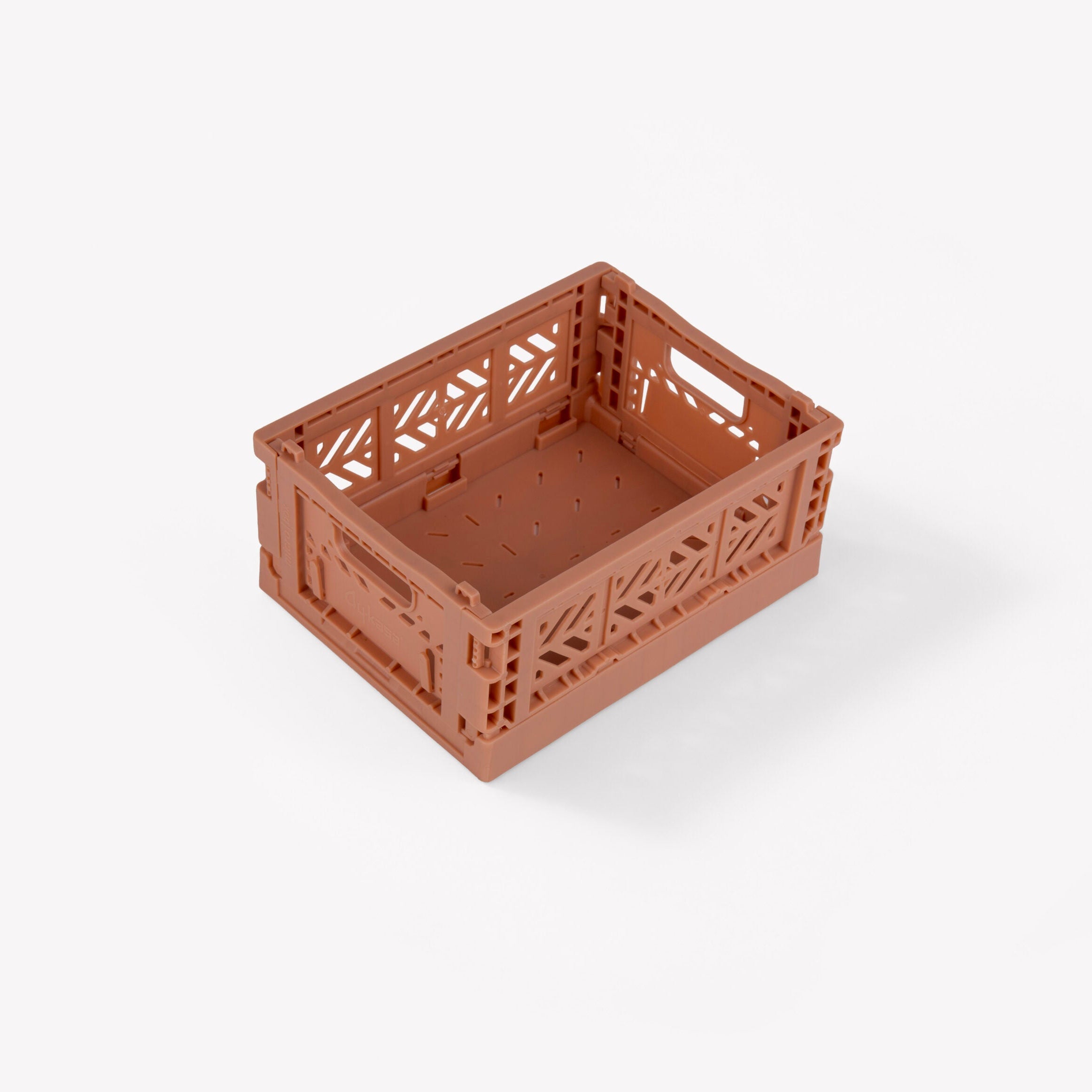 Aykasa Microbox Lime Cream – faltbare Aufbewahrungsbox hellgelb, Frontansicht