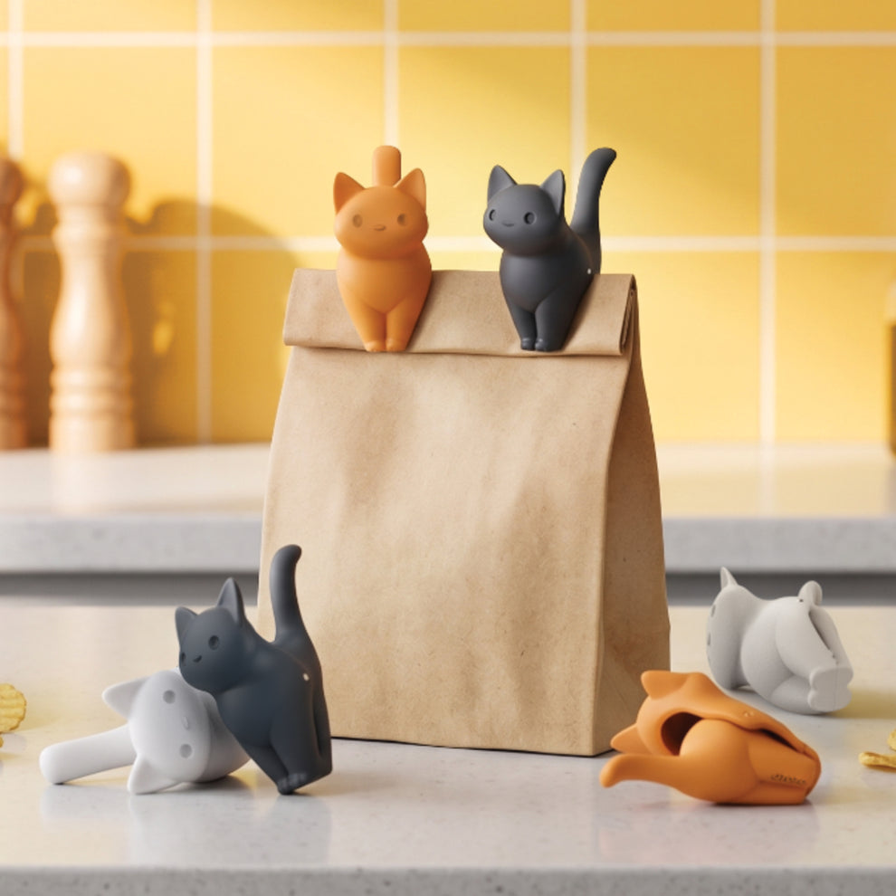 CatSnap Katzen-Tütenclip Ototo – Lifestyle Chip-Tüte verschlossen mit Katzenclip