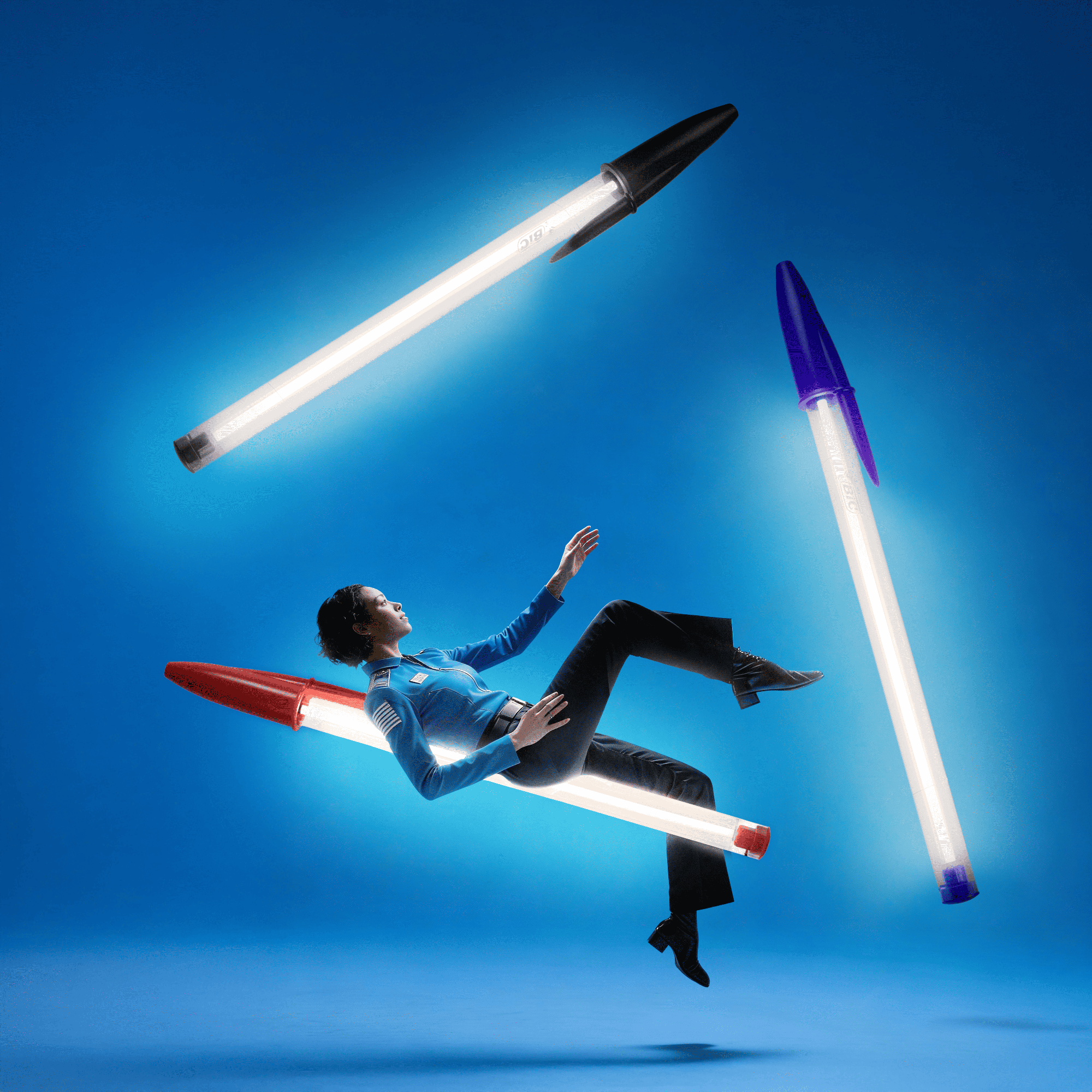BIC Lamp Seletti × Mario Paroli – Wandlampe schwarze Variante
