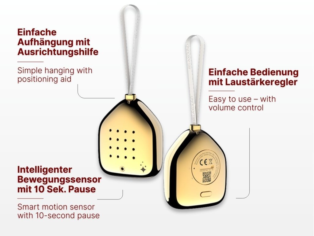 Relaxound Jingle Bells – White Stars und Gold Glow am Weihnachtsbaum, beide Varianten