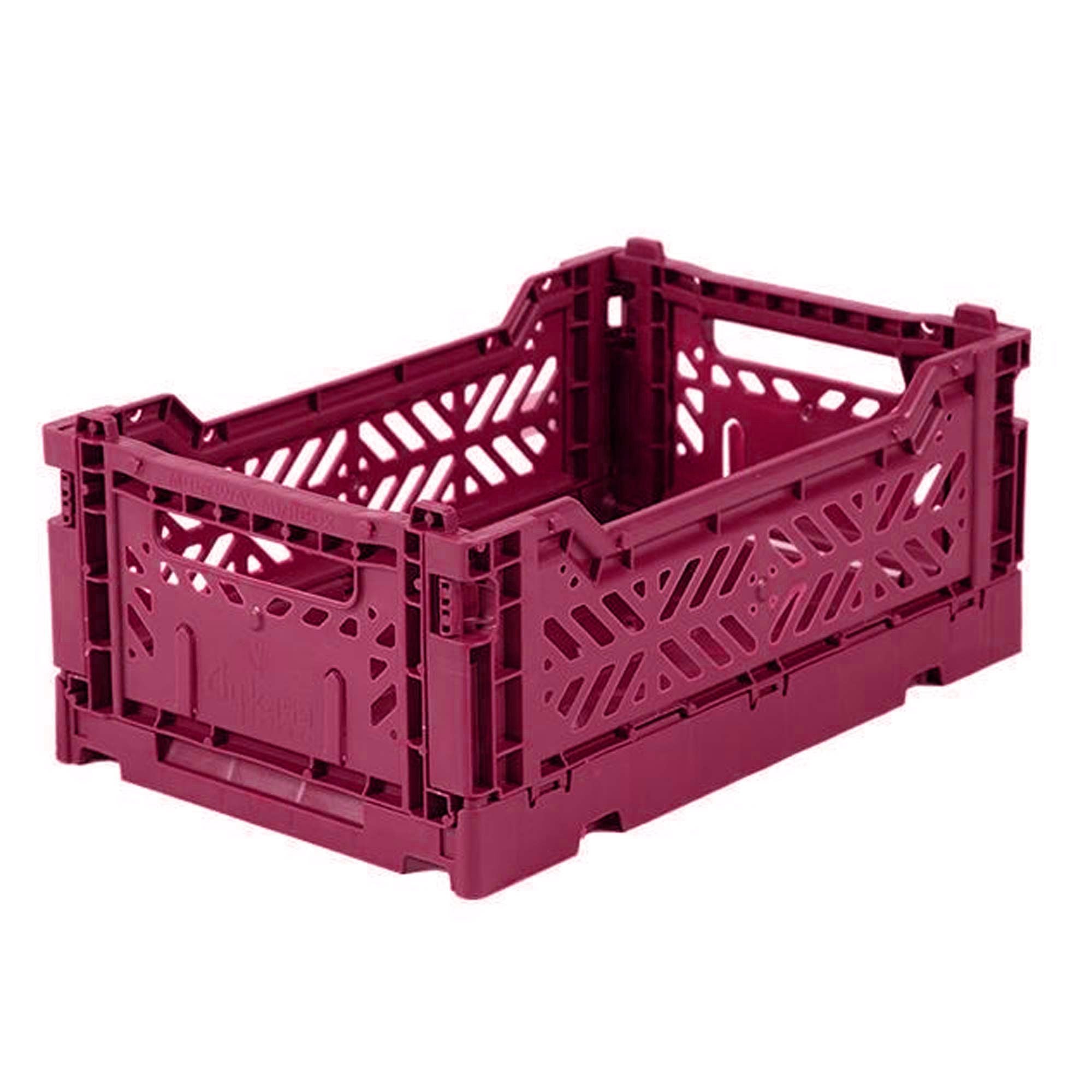 Aykasa Minibox Tile Red - Faltbare Aufbewahrungsbox recyceltes PP 27x17x10.5cm