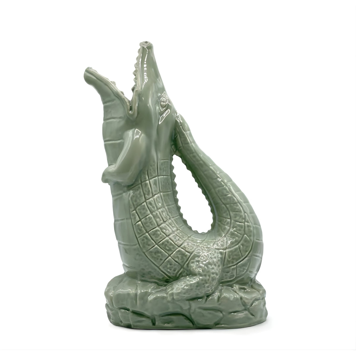 Krokigluck Karaffe Krokodil von Gluckigluck - Keramik Karaffe Wasser Geschenk