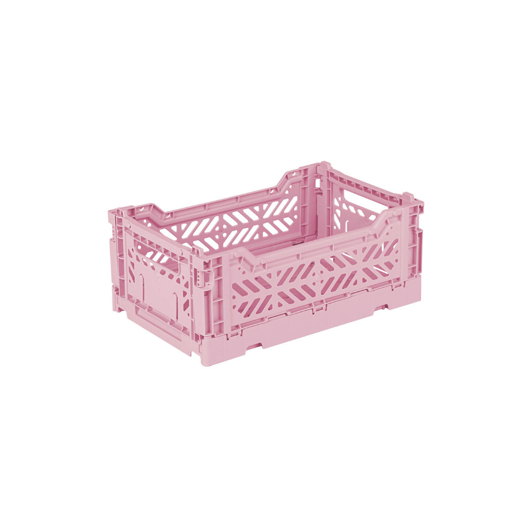 Aykasa Minibox Lime Cream - Faltbare Aufbewahrungsbox recyceltes PP 27x17x10.5cm